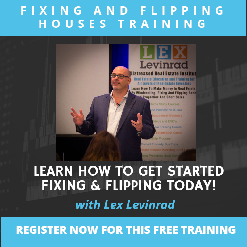 Learn how to fix and flip houses free training